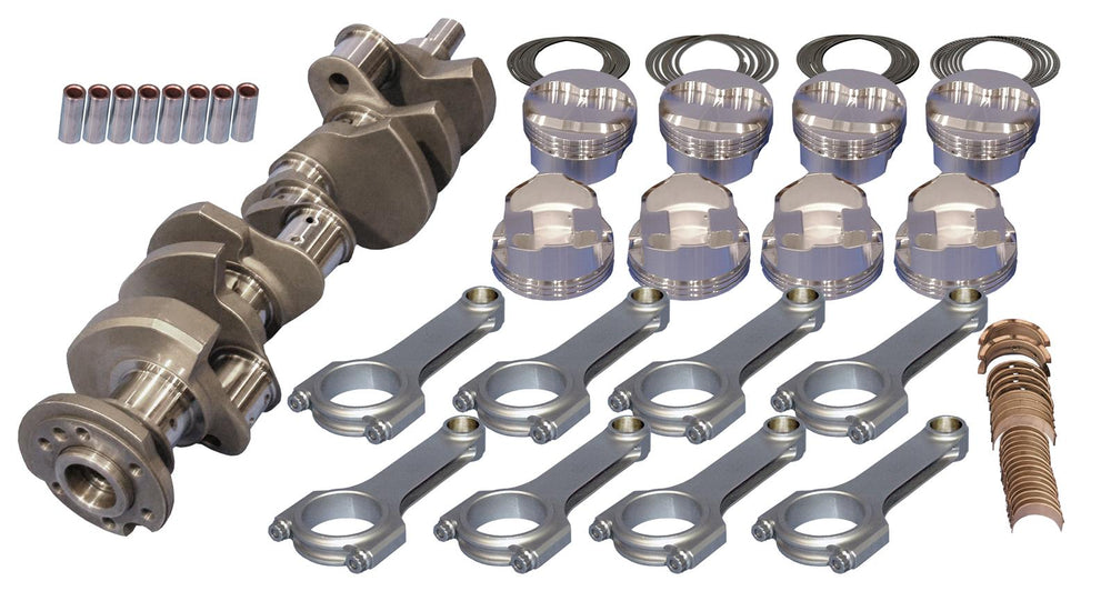 Eagle Chevy 350 3.750in Crank 5.700in H-Beam -5cc Flat Top 4.040in Pistons Rotating Assembly