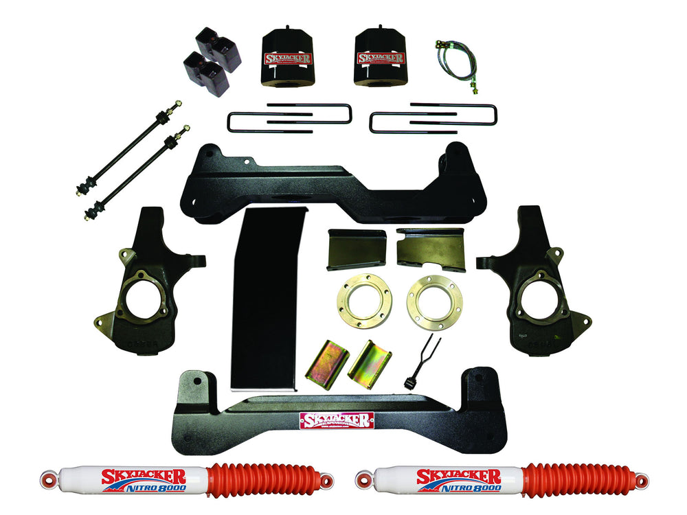 Skyjacker 6"KIT,07-09K1500,SPCR,NITRO