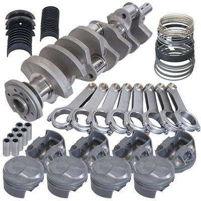Eagle Chevy 350 3.480in Crank 6.000in I-Beam Rods -5cc Flat Top 4.040in Pistons Rotating Assembly