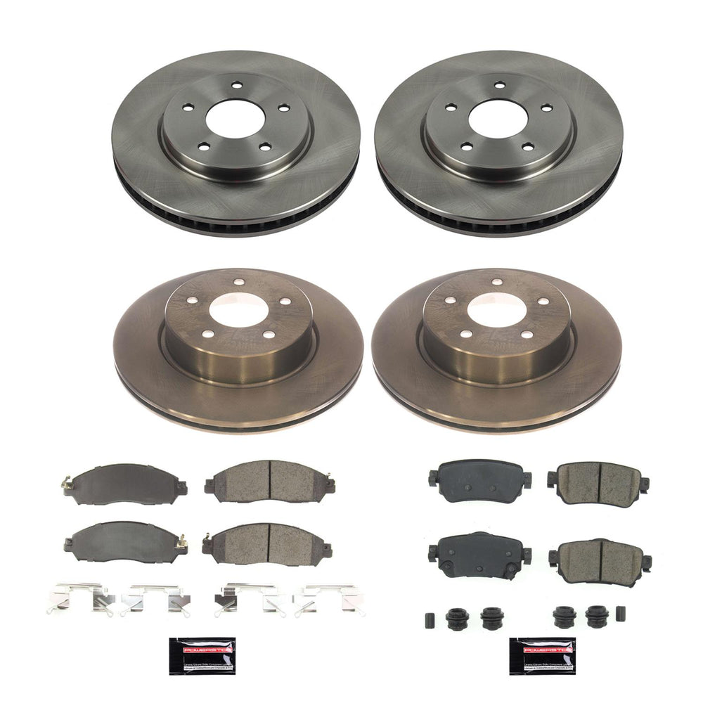 Power Stop 18-19 Nissan Leaf Front & Rear Autospecialty Brake Kit