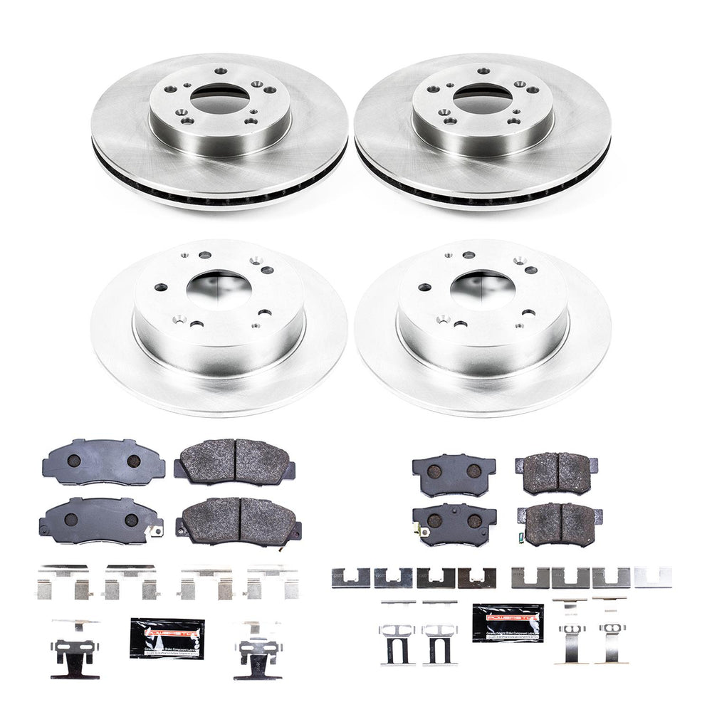 Power Stop 98-02 Honda Accord Front & Rear Track Day Brake Kit