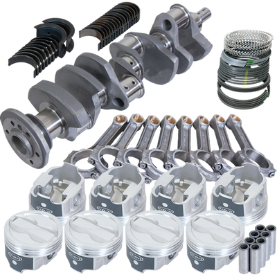Eagle Chevy LT1 350 1Pc 3.750in Crank 5.700in I-Beam Rods -26cc 4.030in Pistons Rotating Assembly
