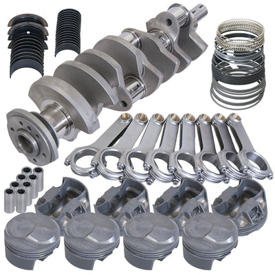 Eagle Chevy LT1 350 1Pc 3.480in Crank 6.000in I-Beam Rods -3.7cc 4.040in Pistons Rotating Assembly