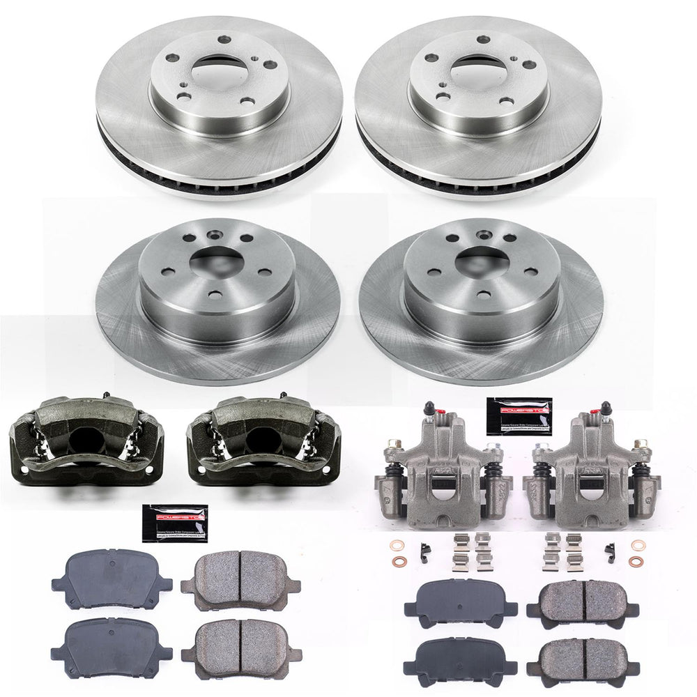 Power Stop 00-04 Toyota Avalon Front & Rear Autospecialty Brake Kit w/Calipers