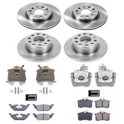 Power Stop 13-15 Volkswagen Jetta Front & Rear Autospecialty Brake Kit w/Calipers