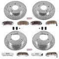Power Stop 95-00 Chrysler Sebring Front & Rear Z26 Street Warrior Brake Kit