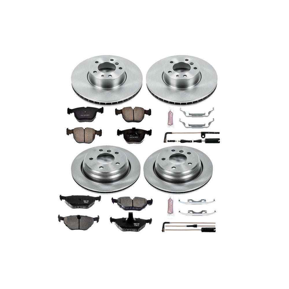 Power Stop 97-00 BMW 540i Front & Rear Autospecialty Brake Kit