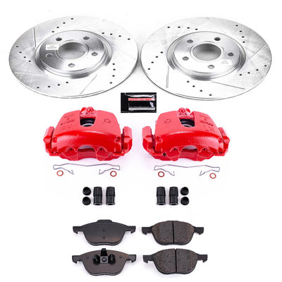 Power Stop 2017 Ford Escape Front Z23 Evolution Sport Brake Kit w/Calipers