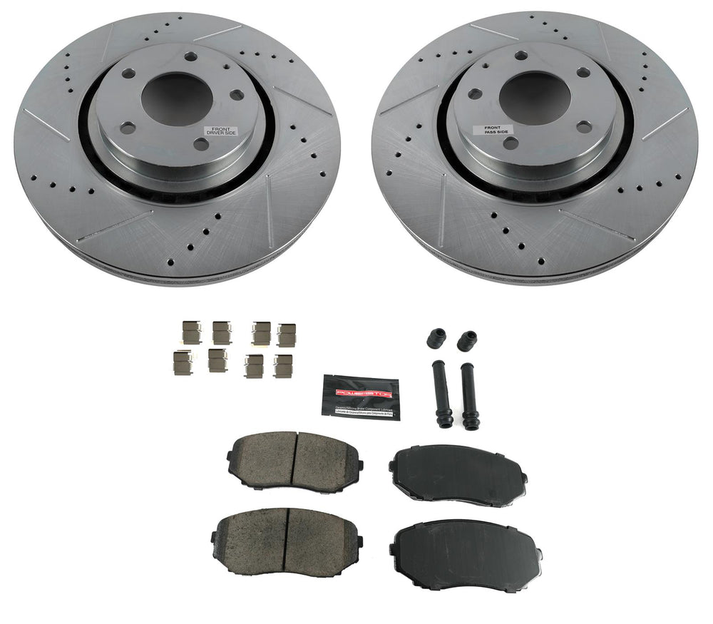 Power Stop 16-18 Mazda CX-9 Front & Rear Z23 Evolution Sport Brake Kit