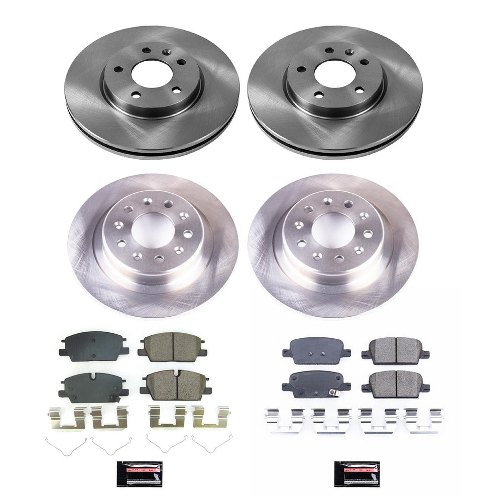Power Stop 2021 Chevrolet Malibu Front & Rear Autospecialty Brake Kit