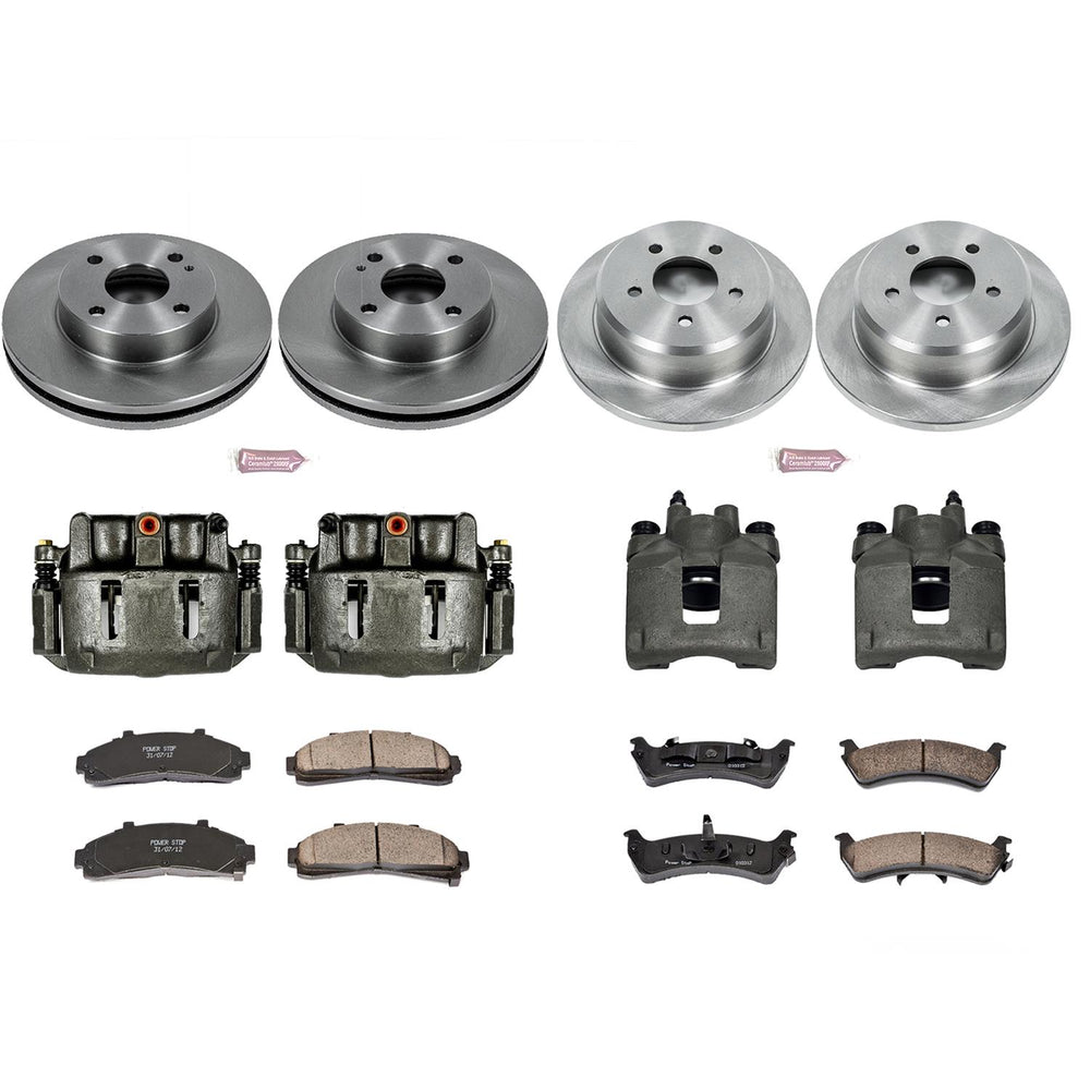 Power Stop 95-01 Ford Explorer Front & Rear Autospecialty Brake Kit w/Calipers