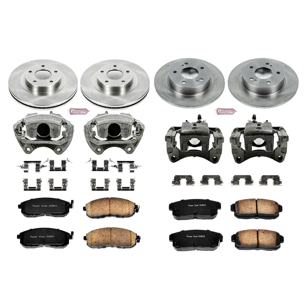 Power Stop 02-04 Infiniti I35 Front & Rear Autospecialty Brake Kit w/Calipers