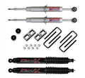 Suspension Lift Kit w/Shock 3 Inch Lift 05-15 Toyota Tacoma Incl. Front Struts Front Diff. Drop Kit Rear Lift Blocks U-Bolts Rear Black Max Shocks Skyjacker