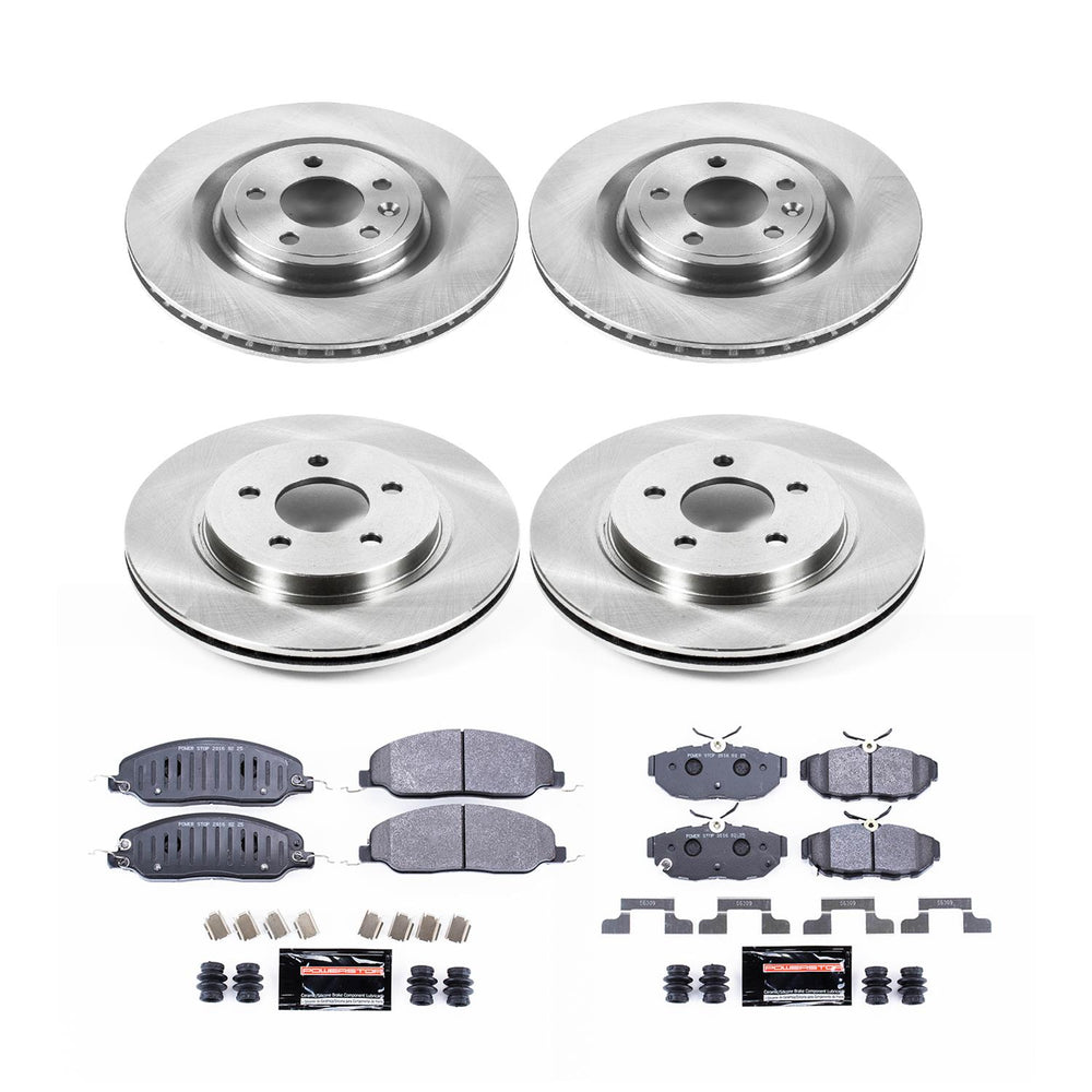 Power Stop 11-14 Ford Mustang Front & Rear Track Day Brake Kit