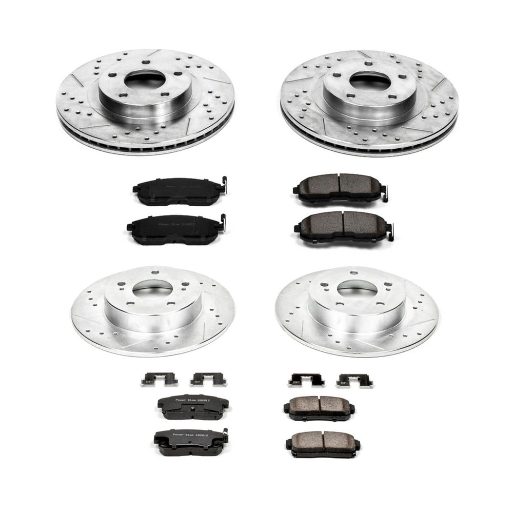 Power Stop 02-04 Infiniti I35 Front & Rear Z23 Evolution Sport Brake Kit