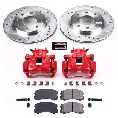 Power Stop 02-07 Mitsubishi Lancer Front Z23 Evolution Sport Brake Kit w/Calipers