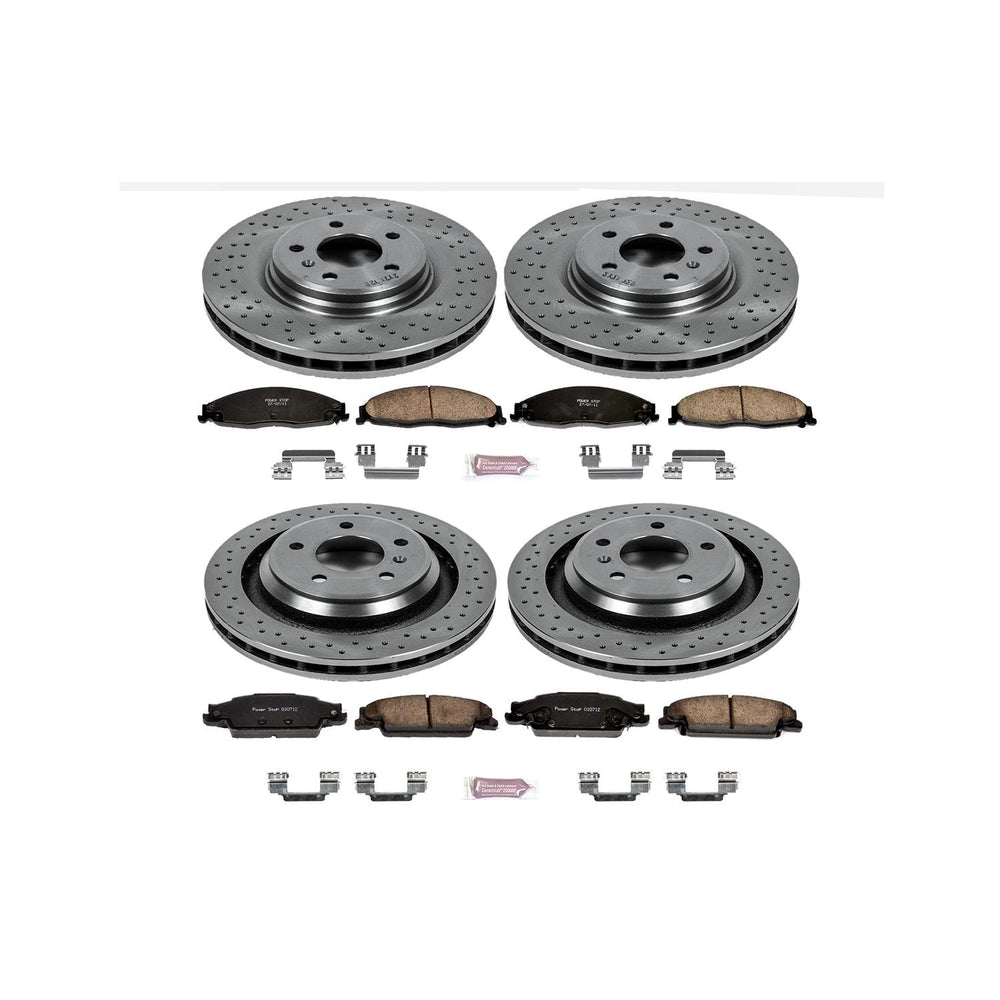 Power Stop 05-08 Pontiac Grand Prix Front & Rear Autospecialty Brake Kit