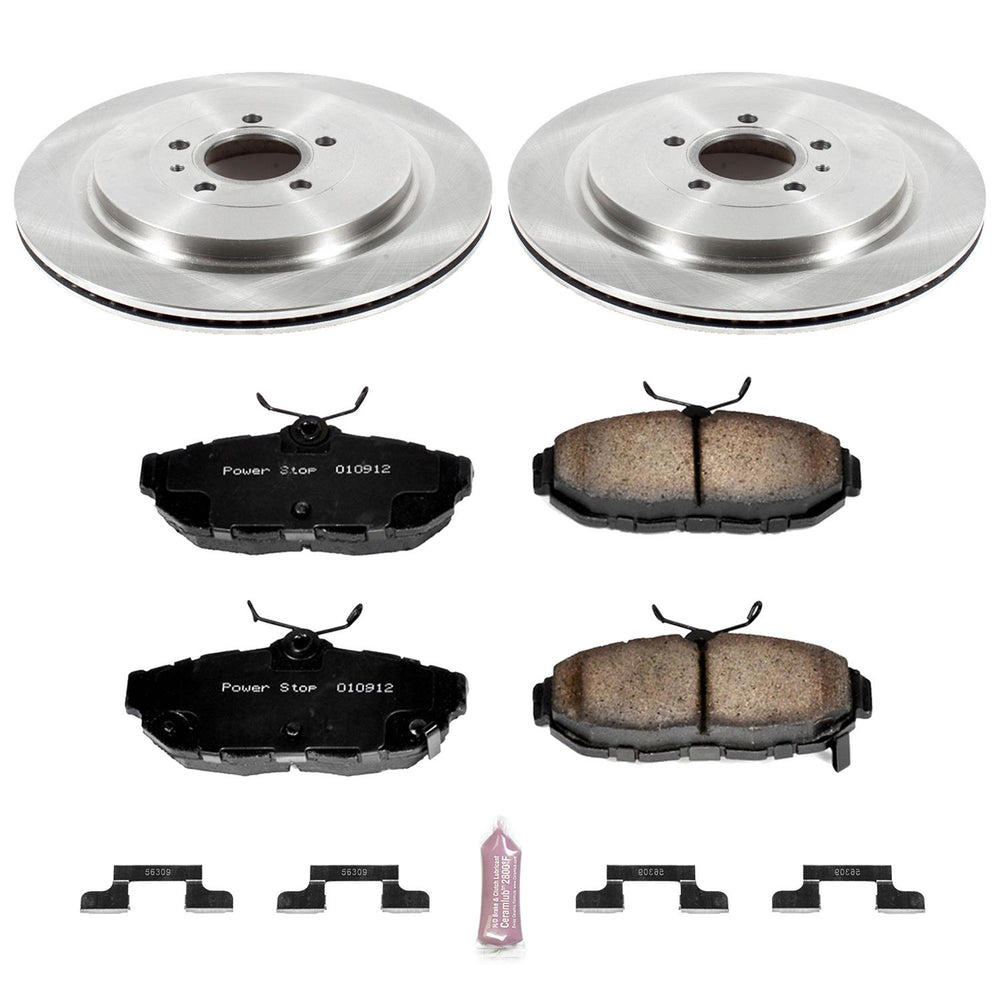 Power Stop 13-14 Ford Mustang Front & Rear Autospecialty Brake Kit