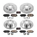 Power Stop 10-12 Hyundai Santa Fe Front & Rear Z23 Evolution Sport Brake Kit