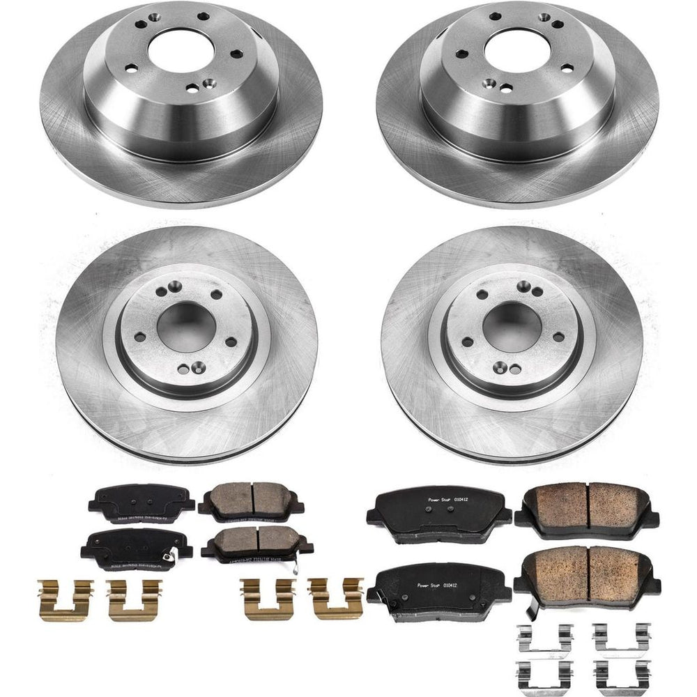 Power Stop 13-18 Hyundai Santa Fe Sport Front & Rear Autospecialty Brake Kit