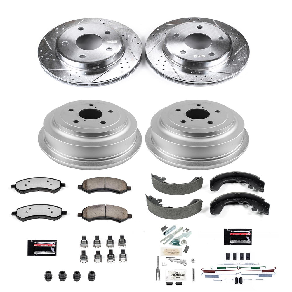 Power Stop 05-10 Dodge Dakota Front & Rear Z36 Truck & Tow Brake Kit