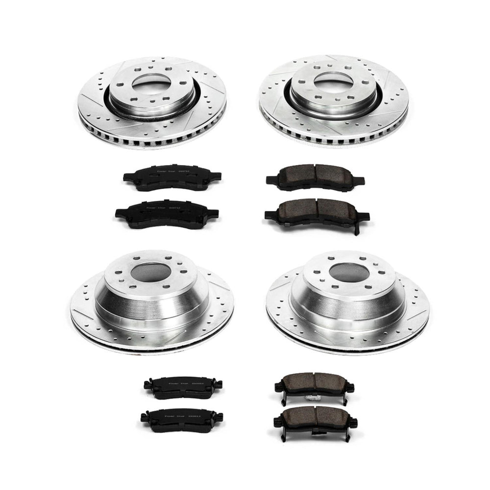 Power Stop 06-07 Buick Rainier Front & Rear Z23 Evolution Sport Brake Kit
