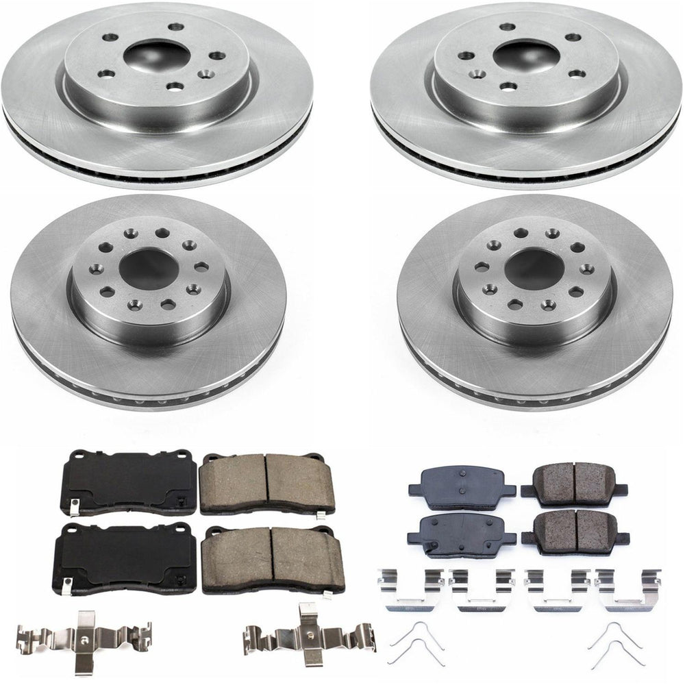 Power Stop 16-18 Cadillac CT6 Front & Rear Autospecialty Brake Kit