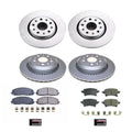 Power Stop 2021 Jeep Wrangler Front & Rear Z17 Coated Brake Kit