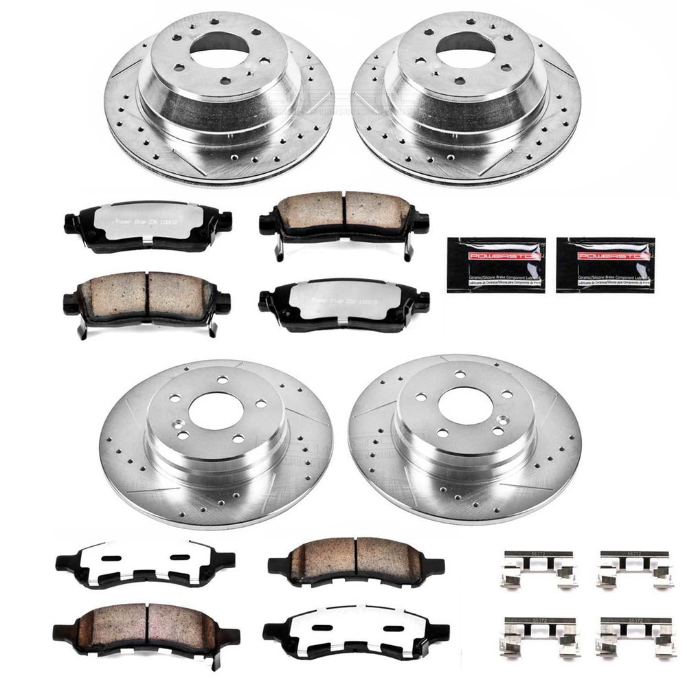 Power Stop 06-07 Buick Rainier Front & Rear Z36 Truck & Tow Brake Kit