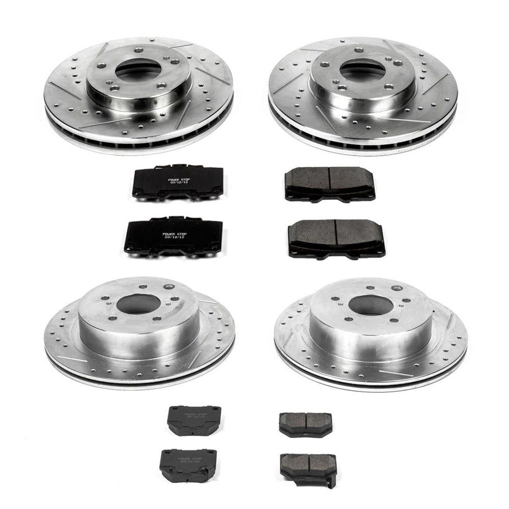 Power Stop 89-96 Nissan 300ZX Front & Rear Z23 Evolution Sport Brake Kit