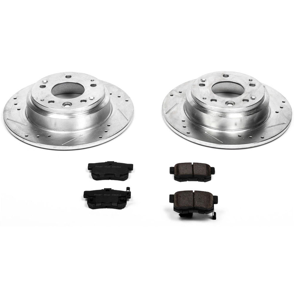 Power Stop 91-95 Acura Legend Rear Z23 Evolution Sport Brake Kit w/Calipers