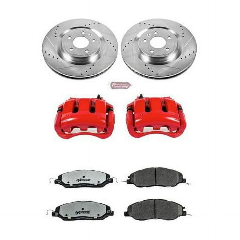 Power Stop 11-14 Ford Mustang Front Z23 Evolution Sport Brake Kit w/Calipers