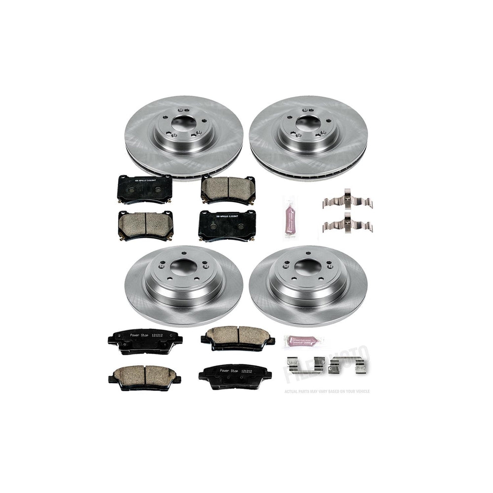 Power Stop 10-14 Hyundai Genesis Front & Rear Autospecialty Brake Kit
