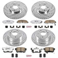 Power Stop 04-08 Acura TL Front & Rear Z26 Street Warrior Brake Kit