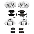 Power Stop 99-01 Audi A4 Front & Rear Z23 Evolution Sport Brake Kit