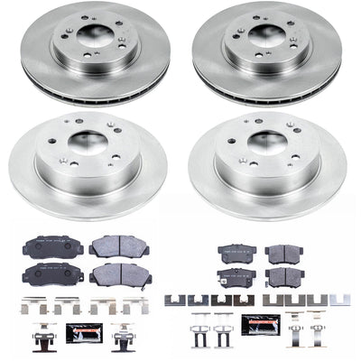 Power Stop 97-01 Acura Integra Front & Rear Track Day SPEC Brake Kit
