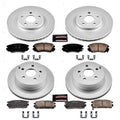 Power Stop 10-17 Chevrolet Equinox Front & Rear Z17 Evolution Geomet Coated Brake Kit
