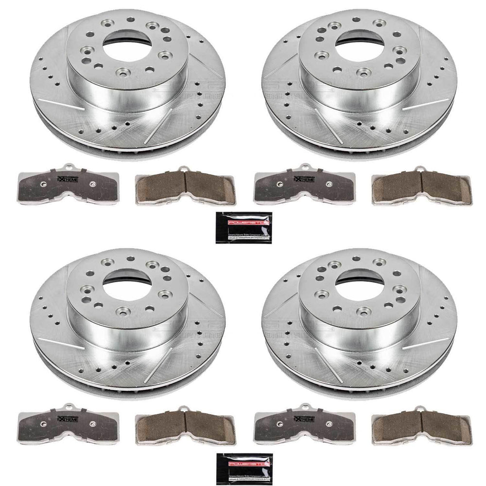 Power Stop 1969 Chevrolet Camaro Front & Rear Z26 Street Warrior Brake Kit
