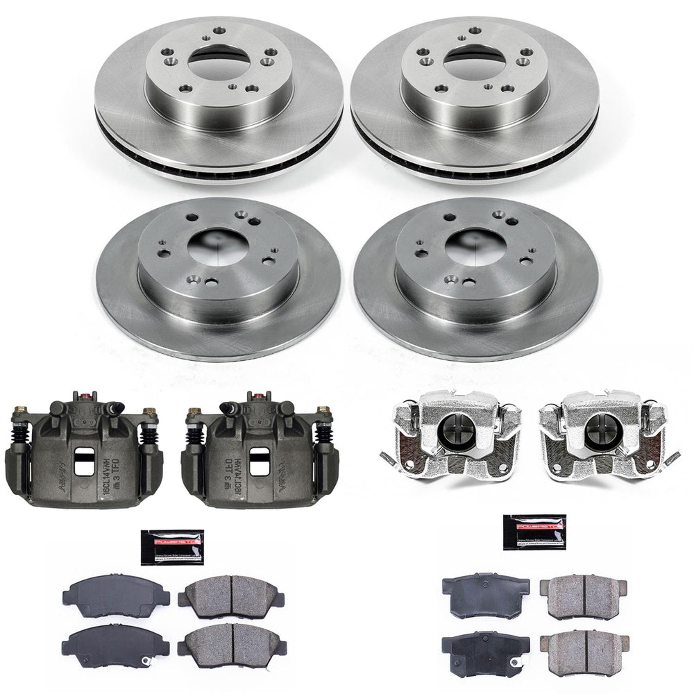 Power Stop 13-15 Acura ILX Front & Rear Autospecialty Brake Kit w/Calipers