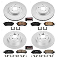 Power Stop 02-04 Subaru Legacy Front & Rear Z17 Evolution Geomet Coated Brake Kit
