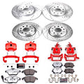 Power Stop 2009 Audi A3 Front & Rear Z26 Street Warrior Brake Kit w/Calipers