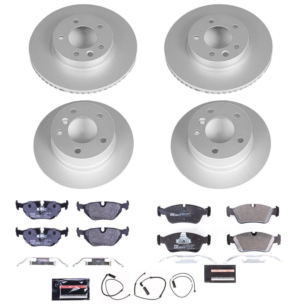 Power Stop 97-02 BMW Z3 Front & Rear Euro-Stop Brake Kit