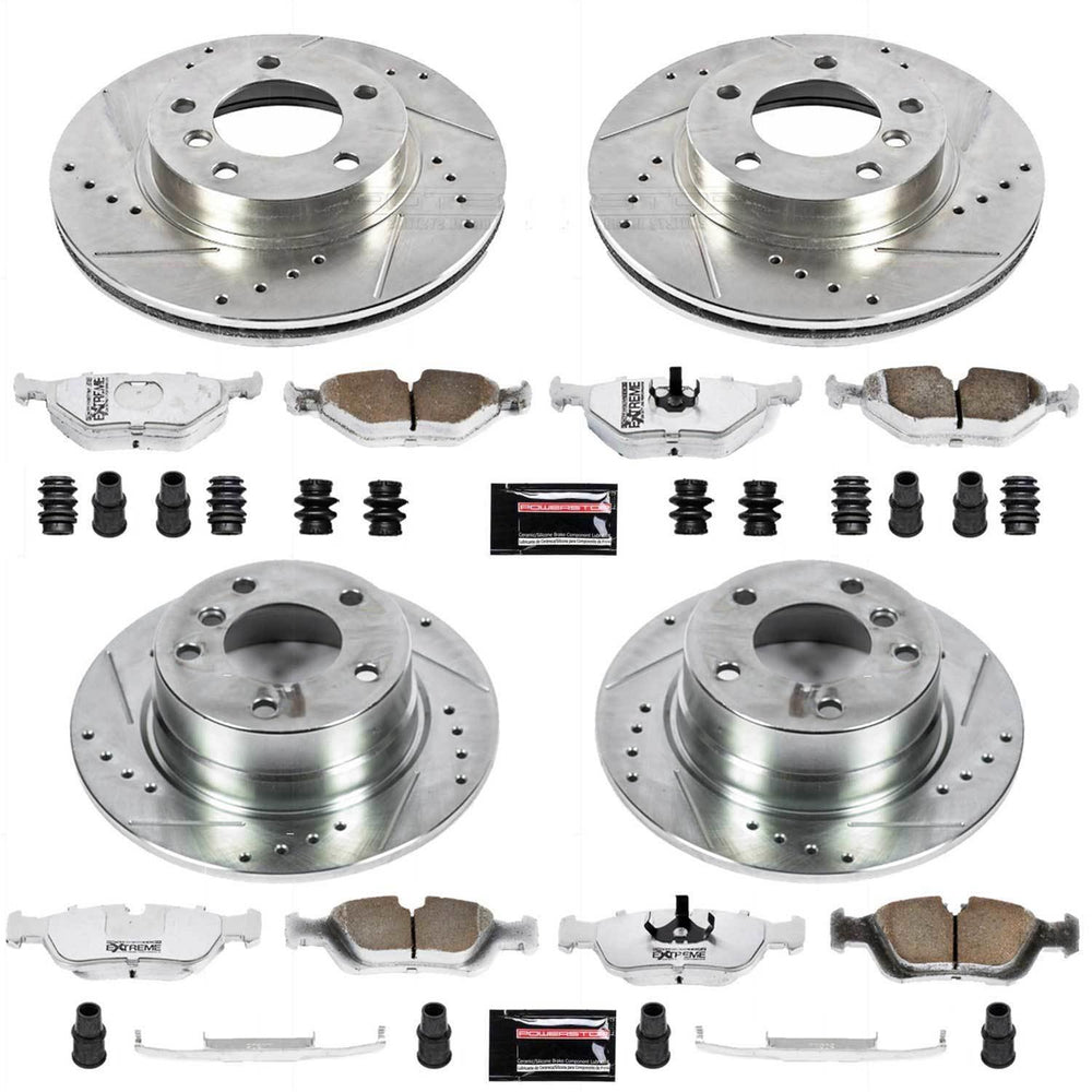 Power Stop 03-05 BMW Z4 Front & Rear Z26 Street Warrior Brake Kit