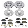Power Stop 17-19 Jeep Compass Front & Rear Z23 Evolution Sport Brake Kit