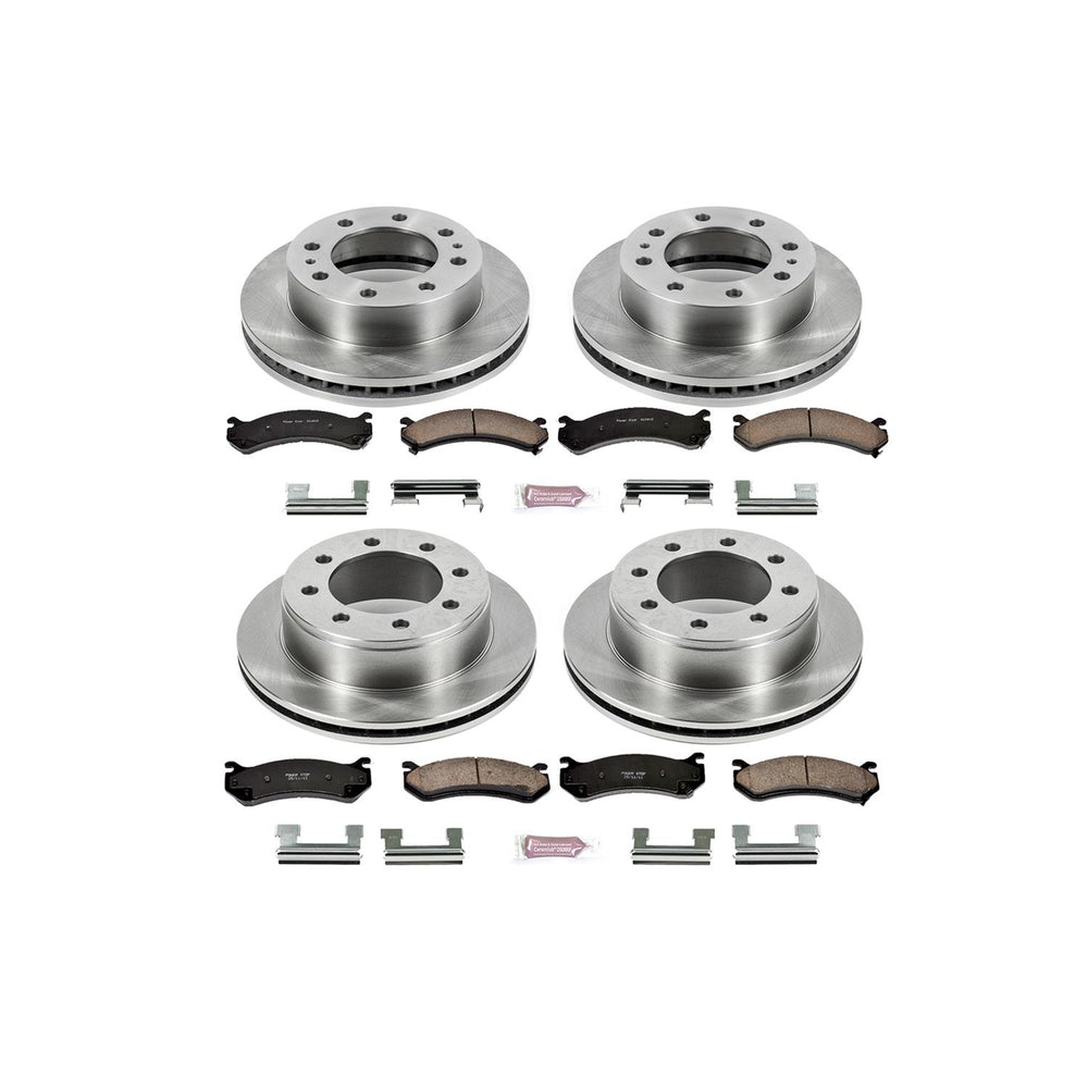 Power Stop 02-04 Chevrolet Avalanche 2500 Front & Rear Autospecialty Brake Kit