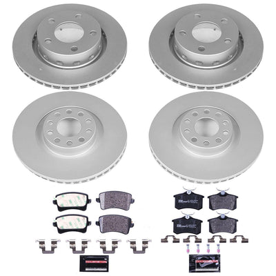 Power Stop 00-04 Audi A6 Quattro Front & Rear Euro-Stop Brake Kit