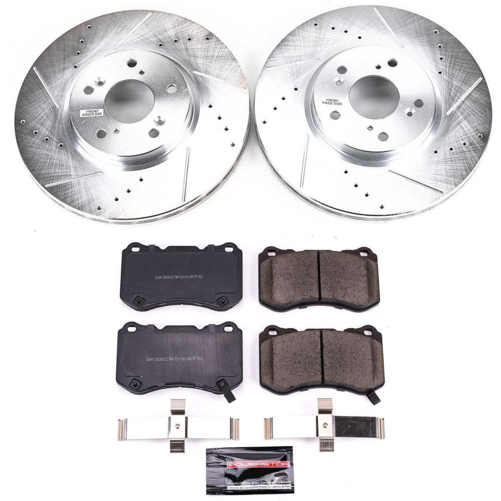 Power Stop 04-08 Acura TL Front & Rear Z23 Evolution Sport Brake Kit
