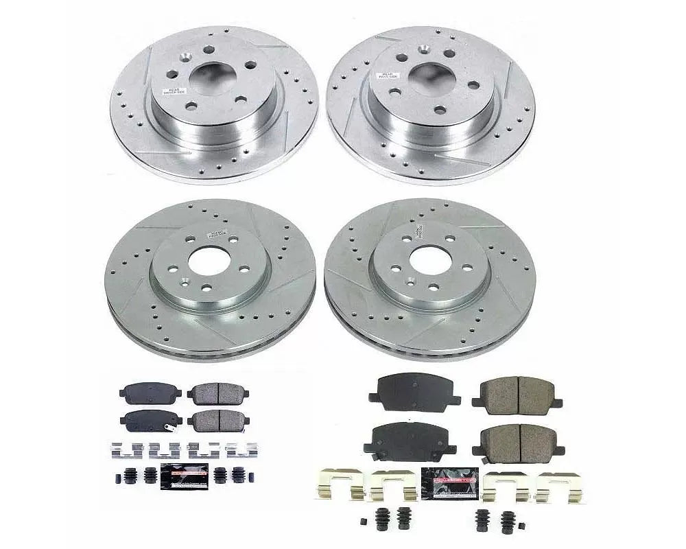 Power Stop 18-20 Buick Encore Front & Rear Z23 Evolution Sport Brake Kit