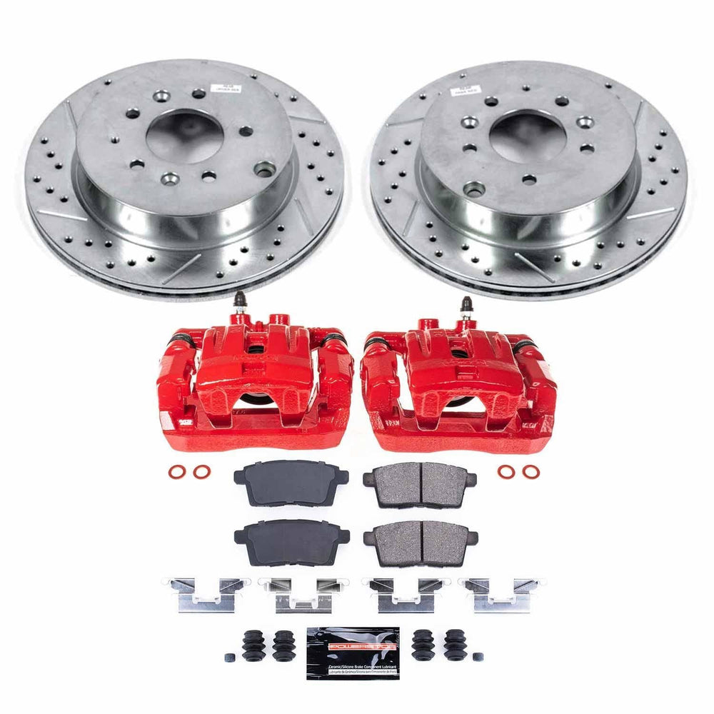 Power Stop 07-12 Mazda CX-7 Rear Z23 Evolution Sport Brake Kit w/Calipers