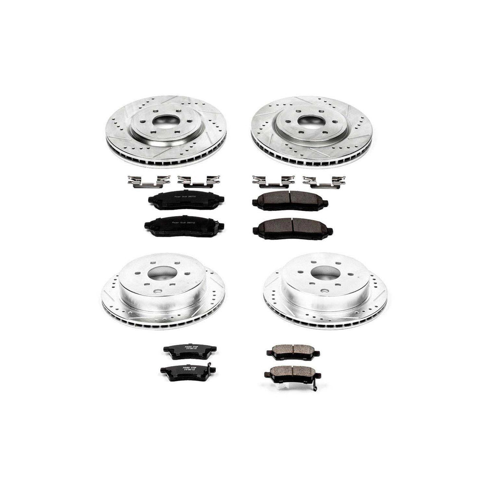 Power Stop 05-18 Nissan Frontier Front & Rear Z23 Evolution Sport Brake Kit